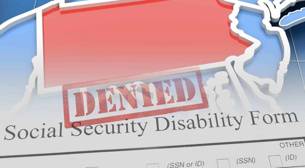 Denied SDI form in Pennsylvania